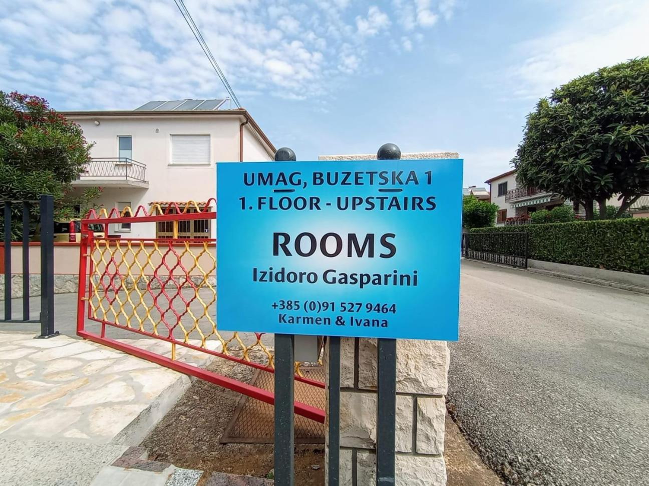 Rooms Izidoro Gasparini Umag Eksteriør bilde